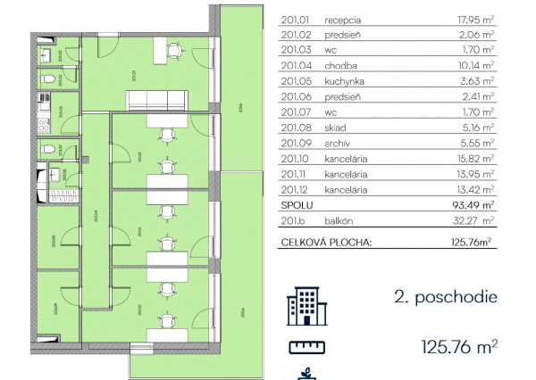 2NP - Nebytový priestor 201