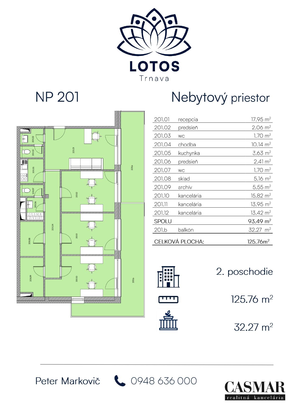 2NP - Nebytový priestor 201